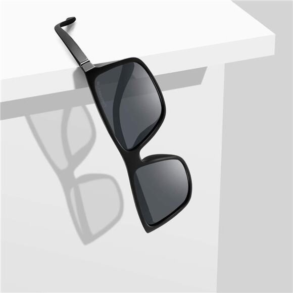 Rectangular Polarized Sports Sunglasses for Men Women Cycling Driving Fishing - Picture 2 of 7